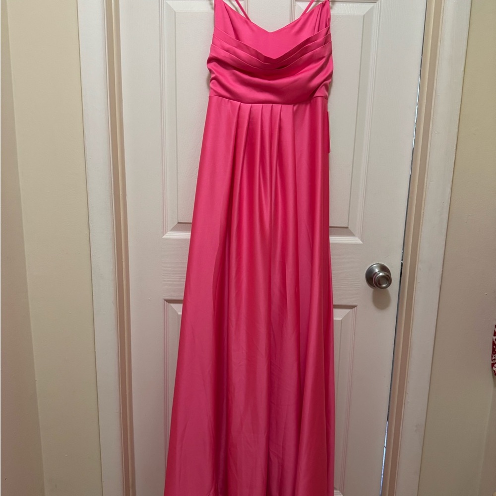 Elegant Pink Maxi Dress